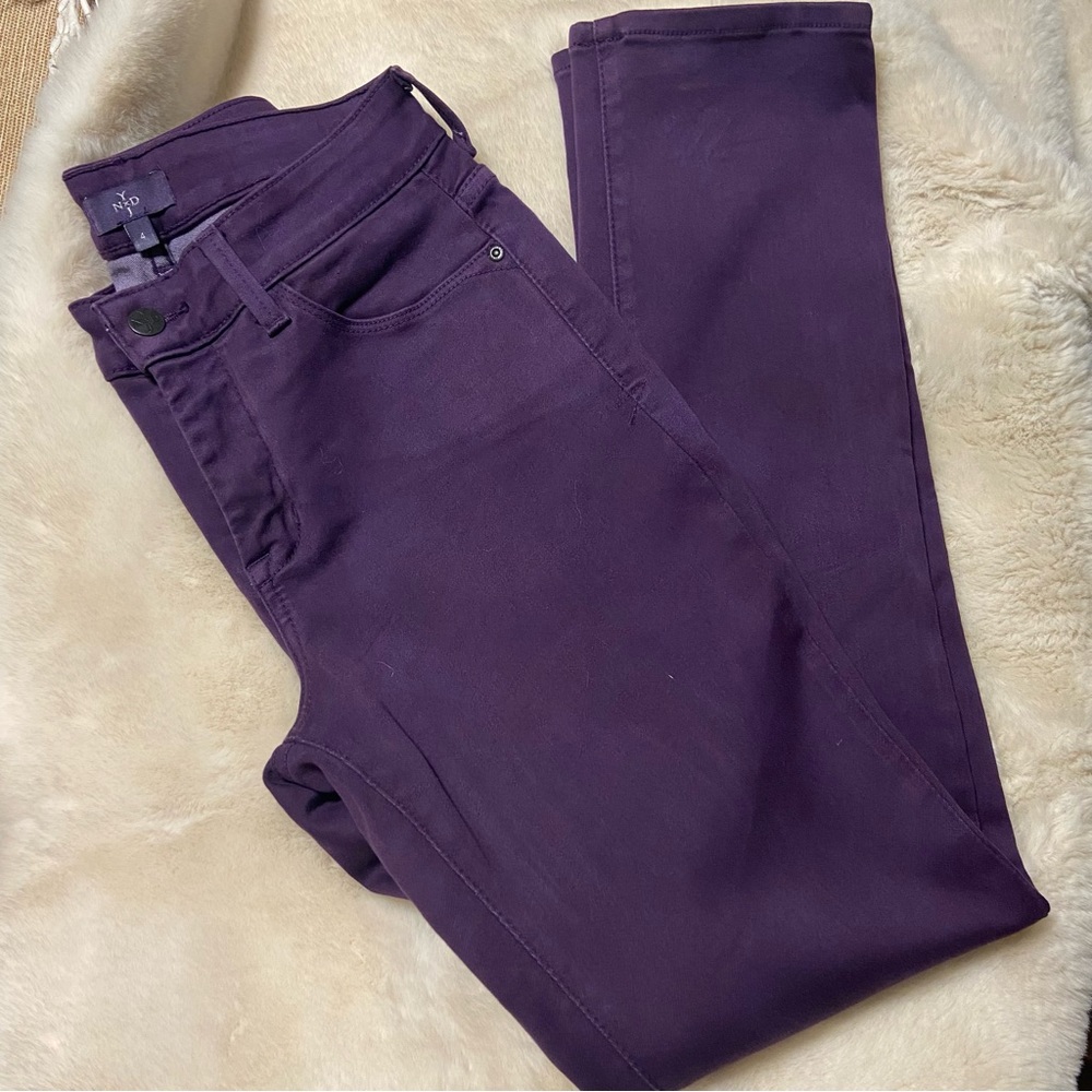 NYDJ Purple stretch legging. Size 4.